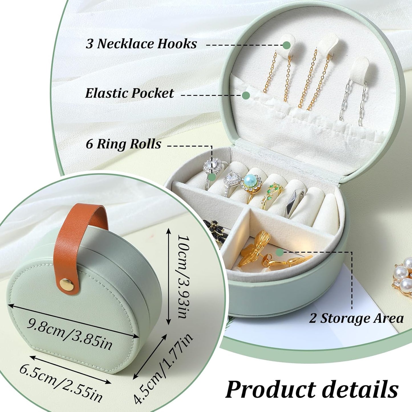 Mini Jewelry Travel Case