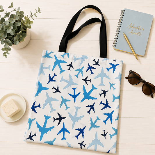 Airplane Tote Bag