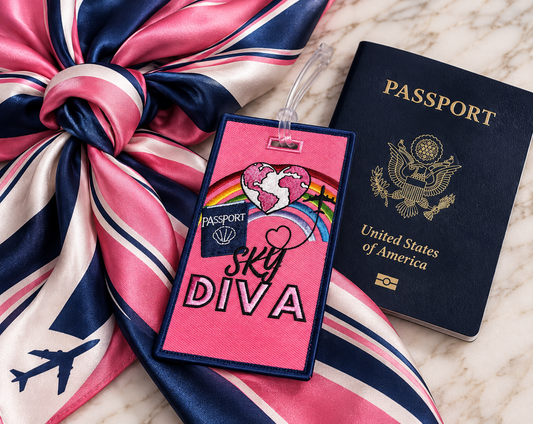 Sky Diva Luggage Tag