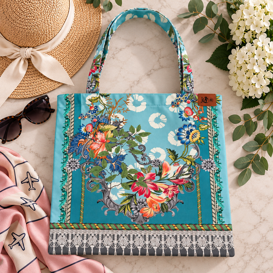 Floral Travel Tote