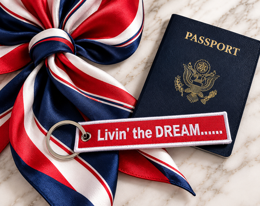 Livin' the Dream Luggage Tag