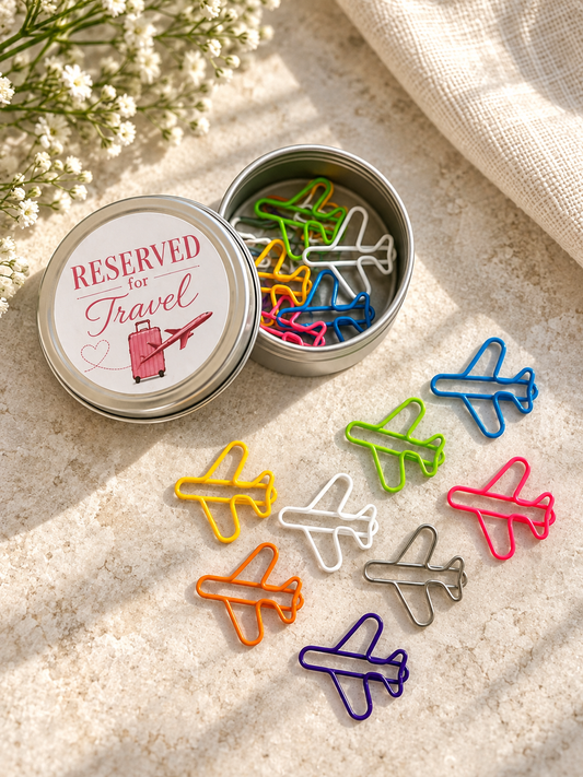 Airplane Shaped Paper Clips