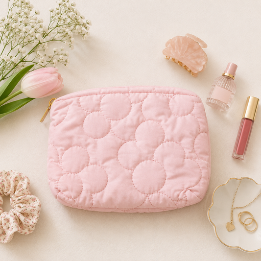 Pink Cosmetic Bag