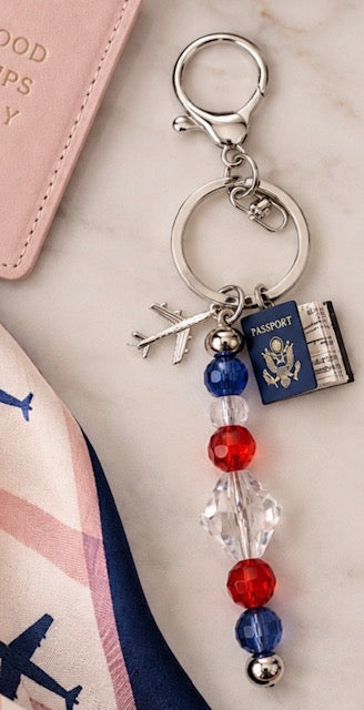 Passport Aviation Bag Charm
