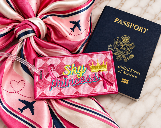 Sky Princess Luggage Tag